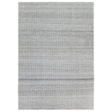 Ida Grey recycled plastic bottle rug by Claire Gaudion. Product shown full size.