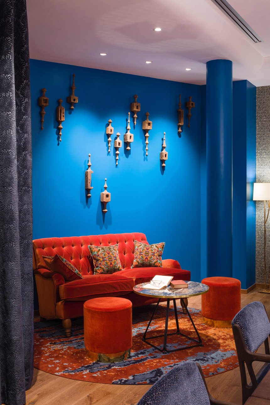 SOFITEL BRUSSELS BY RUSSEL SAGE STUDIO Claire Gaudion custom rug