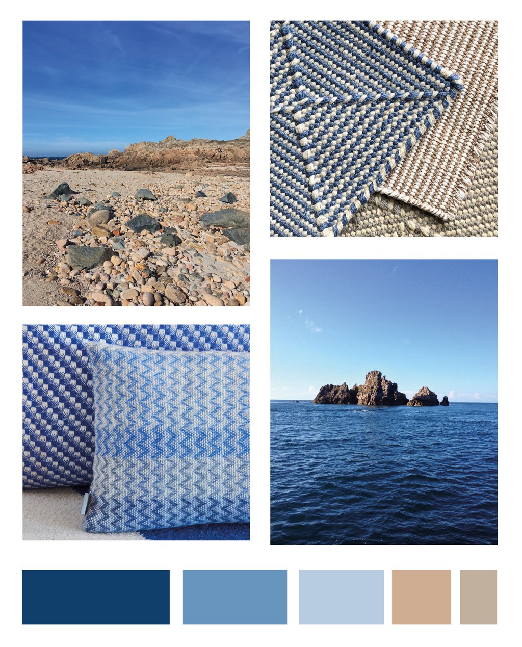 Blue Colour Palette for Biophilic Design