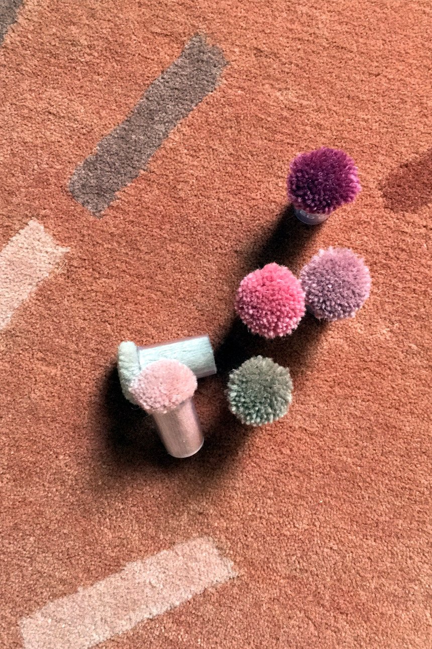 Claire Gaudion custom rug design