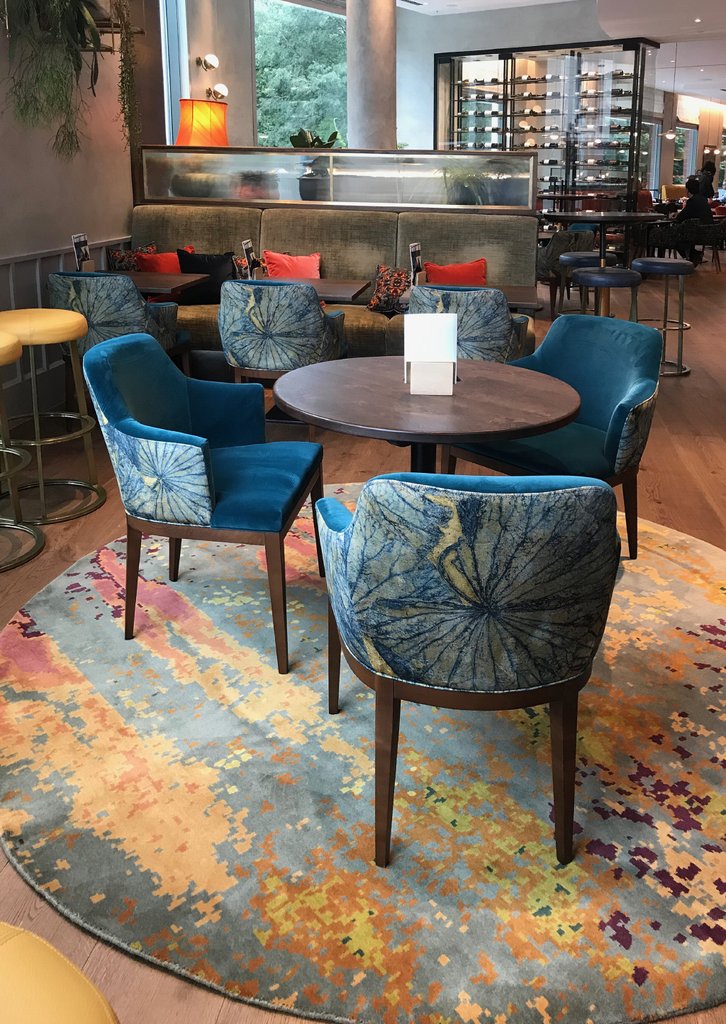 SOFITEL BRUSSELS BY RUSSEL SAGE STUDIO Claire Gaudion custom rug