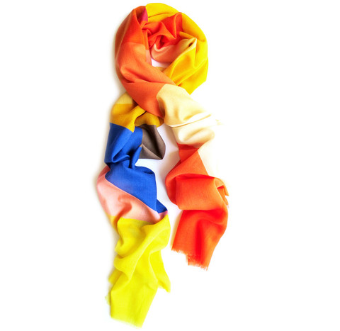 Casquettes Silk Wool Scarf