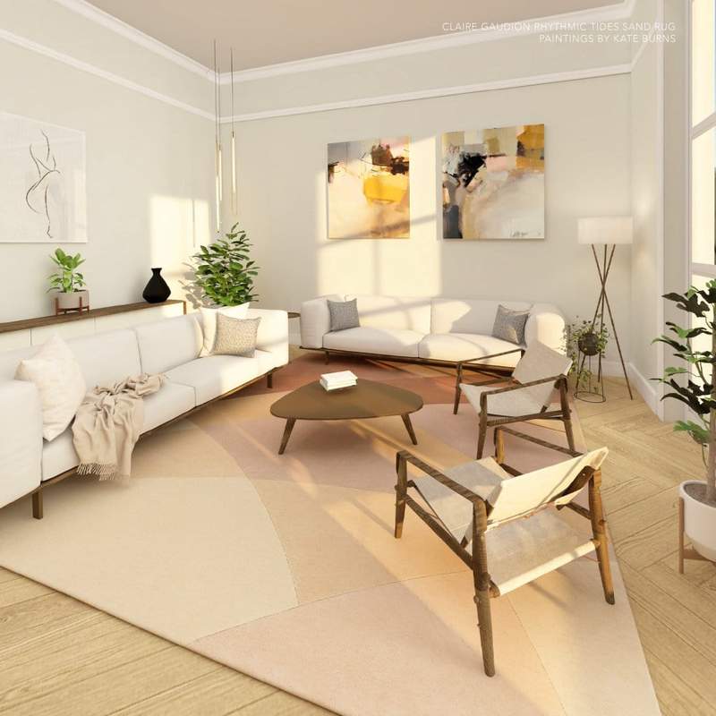 Rhythmic Tides Sand Rug